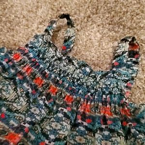 Build a Bear Green Patterned Blouse